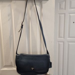 Blue Vintage Coach Crossbody Bag